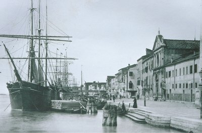 Boat on the Grand Canal by Italian Photographer